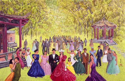 Baile Elegante en el Jardín de Komi Chen